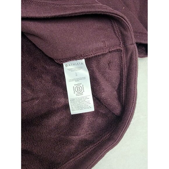 Athleta Cozy Karma Asym Pullover High Neck Sweatshirt Med - Picture 9 of 9